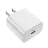 Hoco C76 Plus (US Socket) Single Type C Port Wall Charger (20W PD)